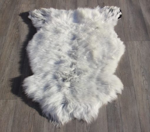 Schapenvacht-grijs-100cm x 80cm-lichtgrijs-schapenvel