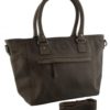 leather Bag Edmonton Grey 43x26x12cm