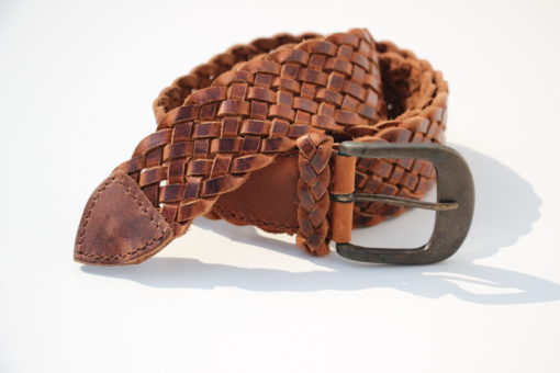 gevlochten-leder-riem-cognac-bruin (3)