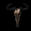 Gnu-wildebeest-Design-brons-donja-hd-voor-aanzicht