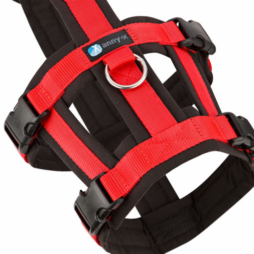 annyx-hondentuig-safety-zwart-rood