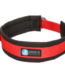 annyx-sliphalsband-hond-zwart-rood