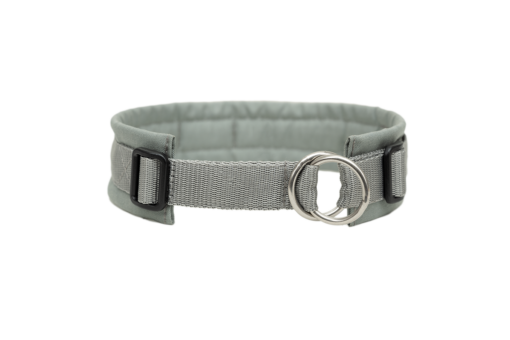 annyx-halsband-half check-zonder ketting-grijs-zilver